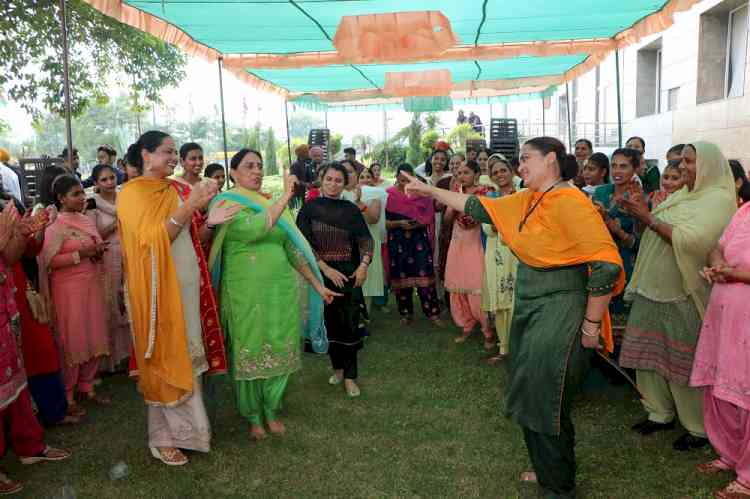 Teej Festival celebrated by CT University