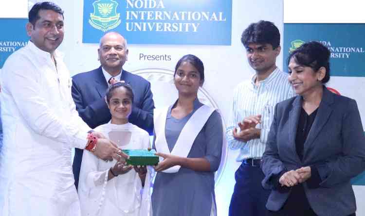 Noida International University honours Class 12 students for their outstanding performances