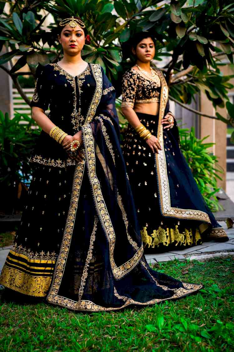 An Exclusive All-Black Bridal Wear by Kanchankuntala Is a Breaker of Stereotypes