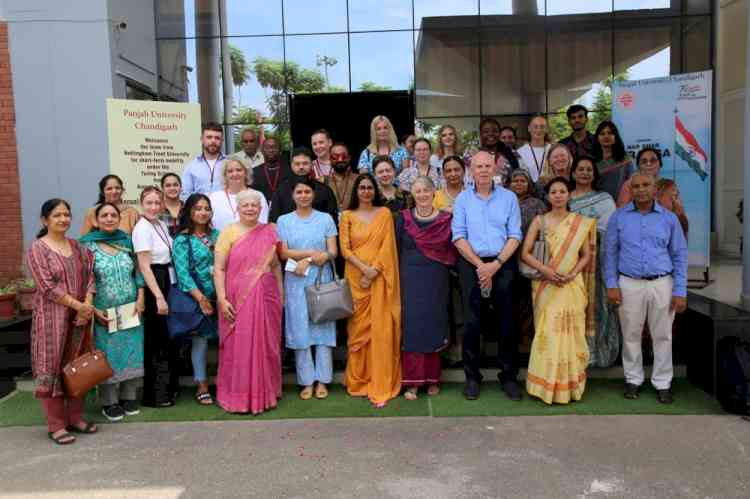  Panjab University hosting students from Nottingham Trent University