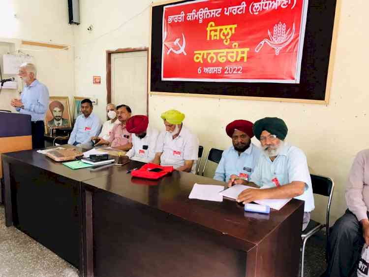 CPI to intensify struggle on social harmony, price rise, unemployment, education and healthcare: Com Bant Singh Brar  