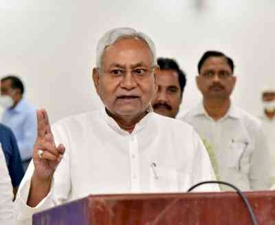 Nitish takes oath as Bihar CM for 8th time