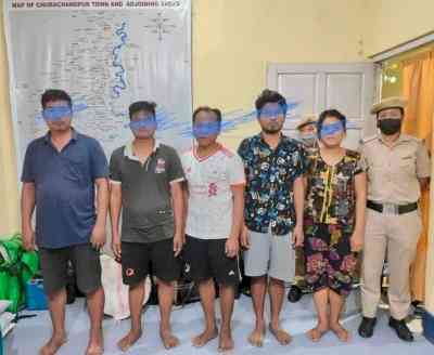 5 Myanmar nationals arrested in Manipur