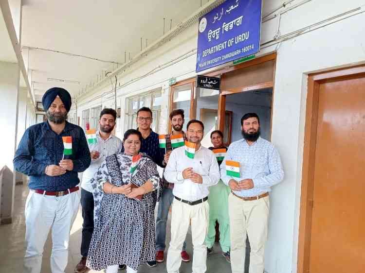 National flags distributed for celebrating week long 75th Independence Day celebration 