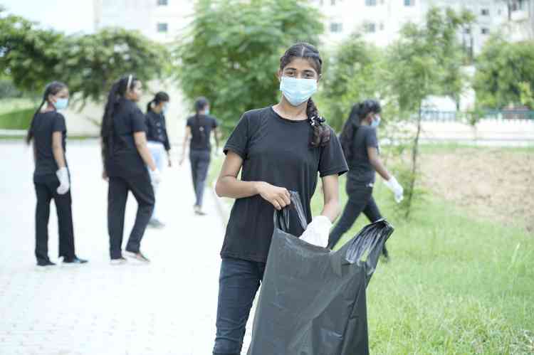 CT University’s NSS Wing organized cleanliness drive