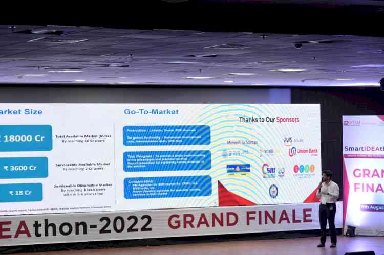 Karnataka students’ braille printer pitch wins Best Social Impact Business Idea at GITAM SmartIDEAthon 2022