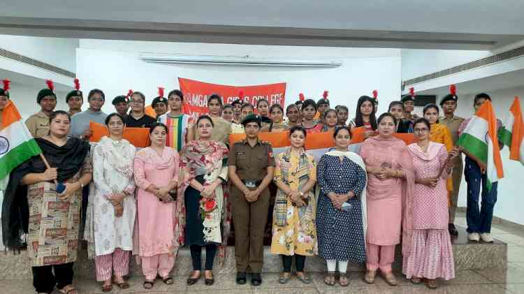 NCC and NSS unit of RGC celebrate 75th Independence Day and `Azadi ka Amrit Mahotsav’