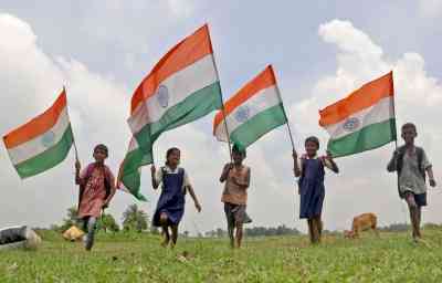 Har Ghar Tiranga: NIDF, Chandigarh University create Guinness World Record for largest human image of waving national flag