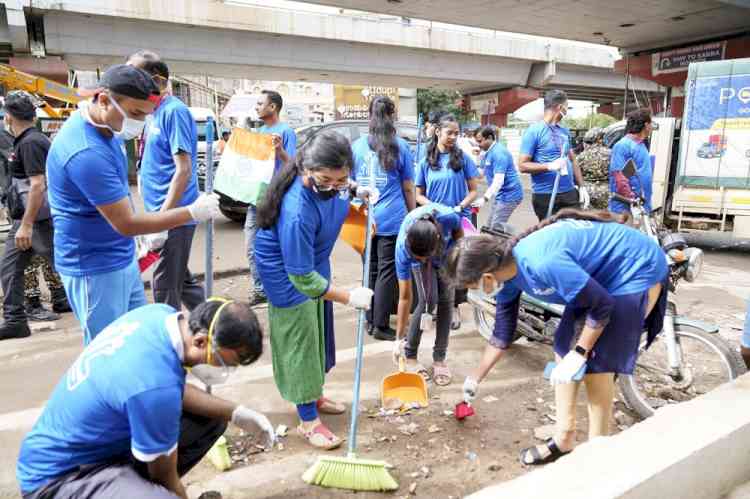 Sakra World Hospital celebrates 75th Year of Indian Independence with Shramadaan Activity