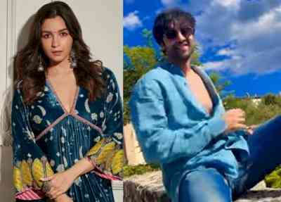 Alia shares video of Ranbir dancing to 'Brahmastra' song