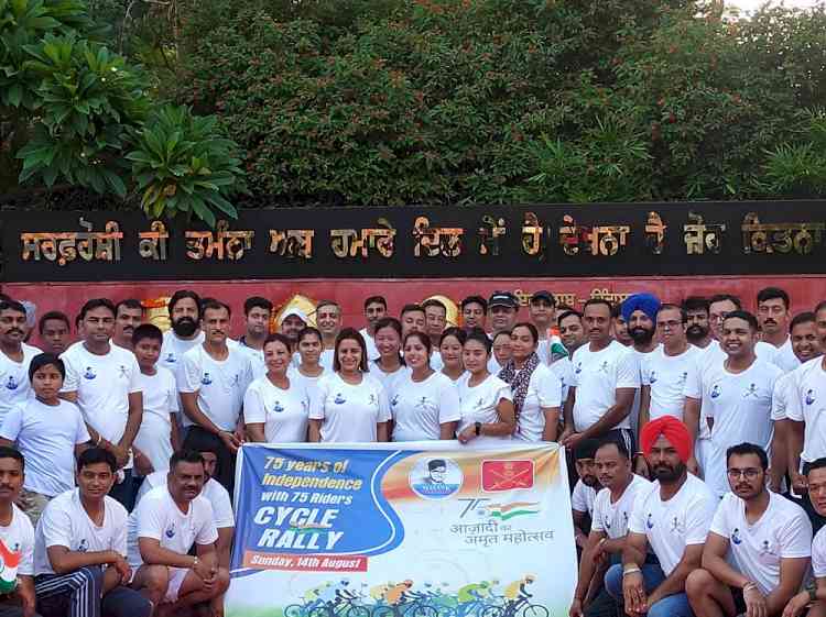 Mayank Foundation organises cycle rally in collaboration with Indian Army dedicated to elixir of freedom