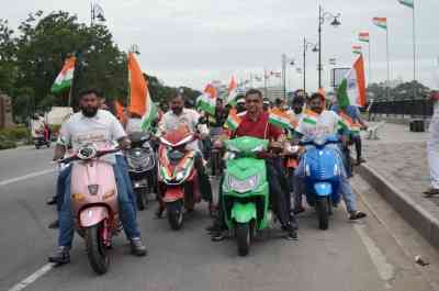 Rally in Hyd to spread awareness about electric vehicles