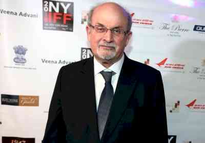 Rushdie's son says author off ventilator, retains 'feisty sense of humour'
