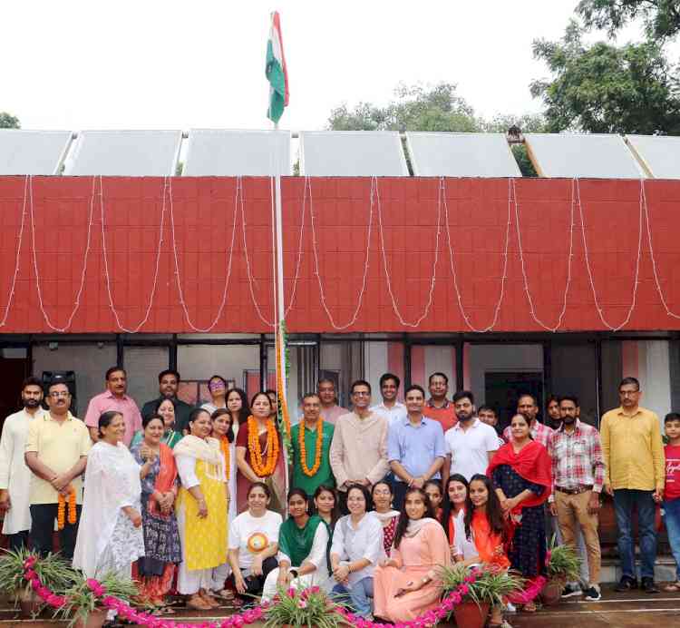 76th Independence Day celebrated at Govt. College of Yoga Education Chandigarh 