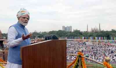 PM Modi hits out at 'parivaarwaad, bhai-bhatijawad' in I-Day speech