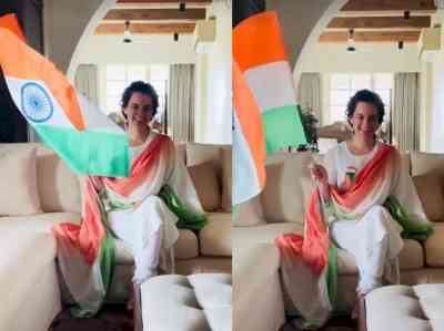 Kangana down with dengue, yet 'empowered by spirit of national celebration'