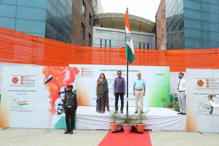 LPU celebrates India’s 76th Independence Day