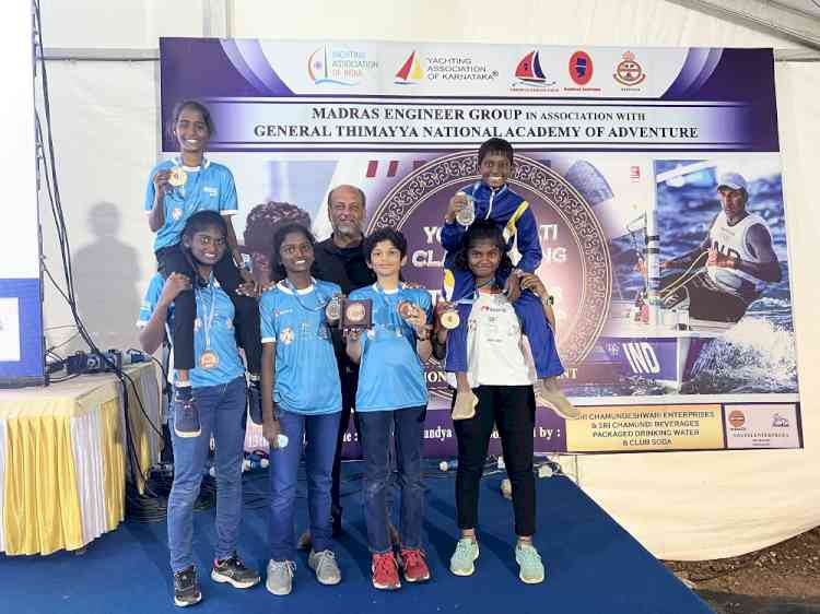 Hyderabad Sailors win 6 medals at Nationals