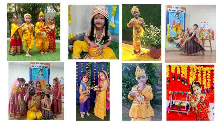 Shri Krishna Janmashtami festival celebrated in Innocent Hearts:  love for Krishna in air