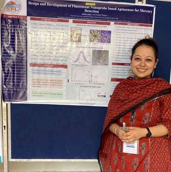 Alisha Lalhall awarded 2nd prize in poster presentation  