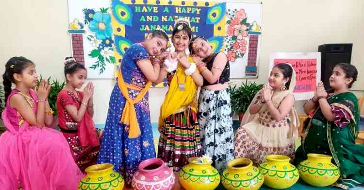 Ivy World School celebrated Krishna Janmashtami