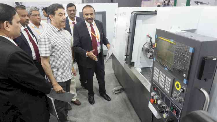 Jayesh Ranjan inaugurates HIMTEX and IPEC twin exhibitions supported by Govt of Telangana