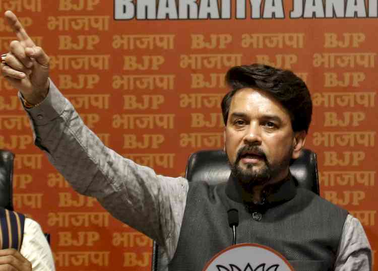 Sisodia No. 1 accused in liquor scam, Kejriwal chief of corruption: Anurag Thakur