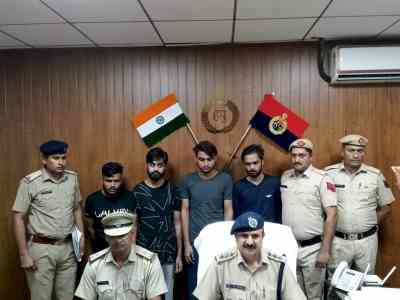 Gurugram Police bust int'l extortion racket, four held
