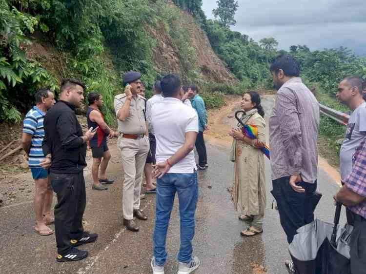 Two people lost their lives due to rain in Kangra district today     