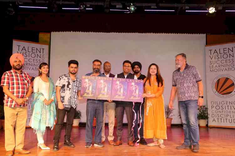 Star cast of movie “Teri Meri Gal Ban Gai” visited Lovely Professional University