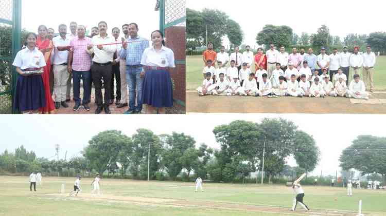 Zonal Cricket Tournament launched in Innocent Hearts Loharan Tournament will run for a week