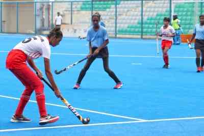 U16 Women's Hockey League: Nisha's dozen goals help Ghumanhera Riser's to a massive win