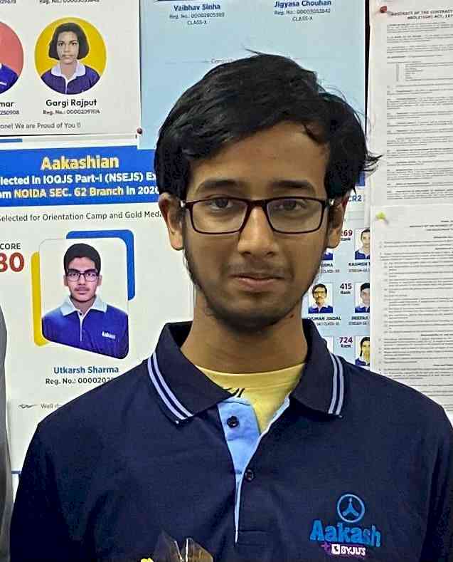 Aakash BYJU’S Noida student Malay Kedia makes India proud