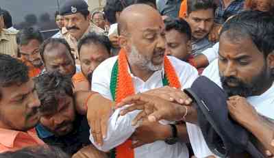 Telangana BJP alleges conspiracy by TRS, AIMIM to create unrest