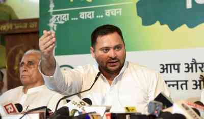 Stay in line or pay the price, Tejashwi tells Union Minister from Bihar