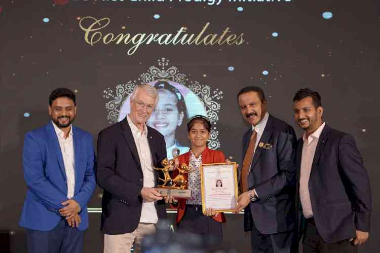 Satyan Namya Joshi honoured with Global Child Prodigy Award 2022