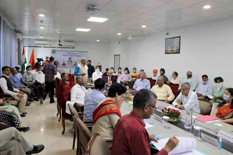 National Assessment and Accreditation Council Peer Team Visits Central University of Punjab