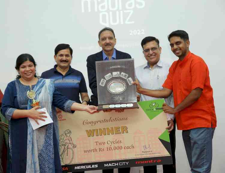The 18th Madras Quiz winners take home bicycles and vouchers