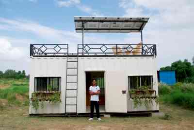 Jaipur boy raises Rs 5L in 3 weeks, builds shipping container home for homeless