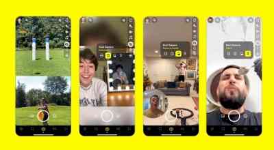 Snapchat launches dual camera to capture multiple shots at same time