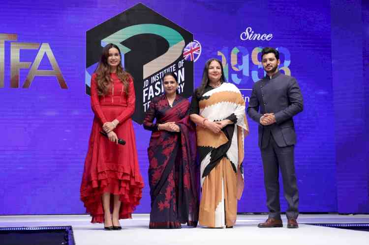 Bollywood Actor Shabana Azmi concludes I-festival by JD Institute of Fashion Technology