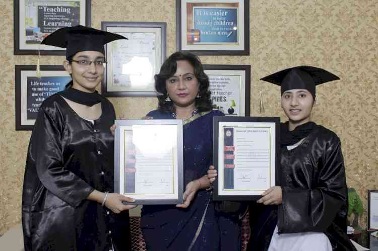 Harpreet of Dips College got first place in Guru Nanak Dev University