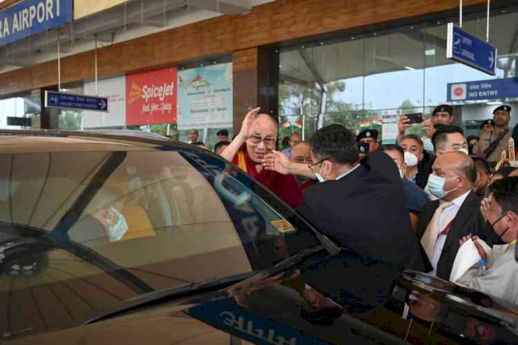 Dalai Lama returned to Dharamsala from trip to Leh-Ladakh