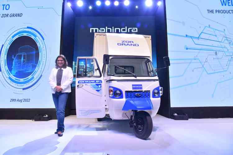 Mahindra Zor Grand electric launched to revolutionise last mile cargo delivery