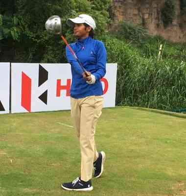 Local star Sneha takes one-shot lead after Round 1 in Leg 11 of WPGT
