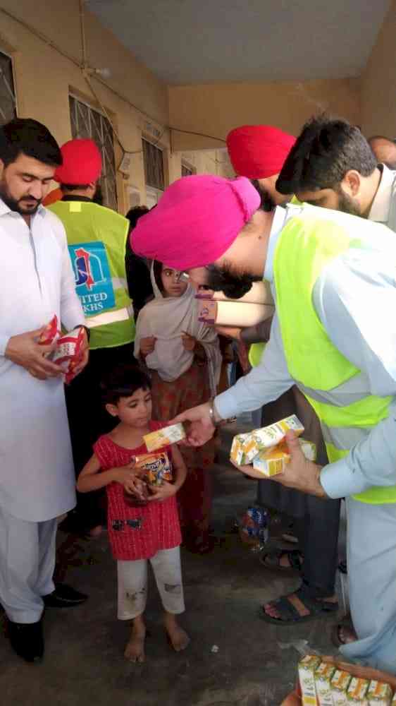 United Sikhs rush in with relief to help flash flooded Peshawar in Pakistan