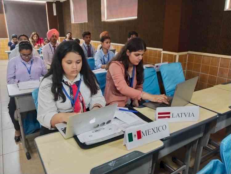 Third edition of DCM MUN conducted in DCM Presidency School 