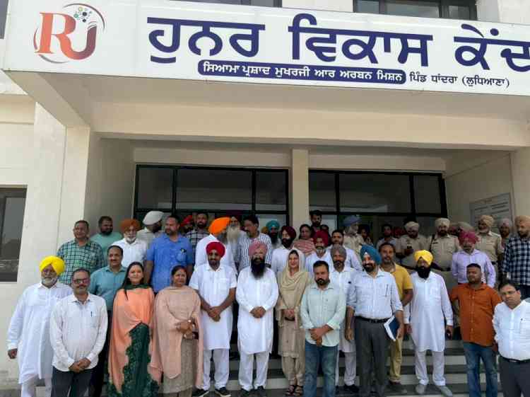 Punjab Legislative Assembly Committee on Panchayat Raj Institutions reviews Dhandra Cluster Project