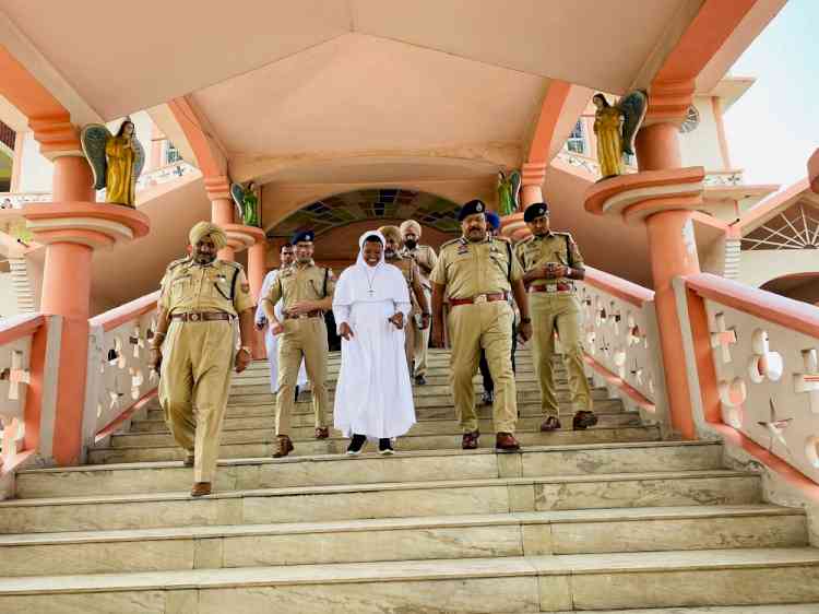 ADGP Parveen Sinha reviews security arrangements at places of worship