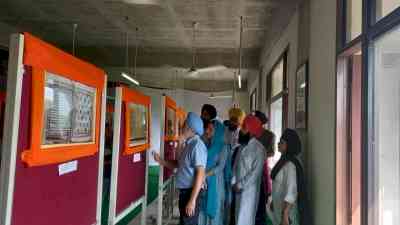 Ancient manuscripts of Sri Guru Granth Sahib remain centre of attraction at GNDU